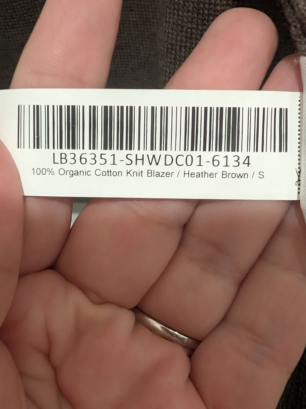 Quince Open Front Pocket Cardigan - Heather Brown - Picture 4 of 4